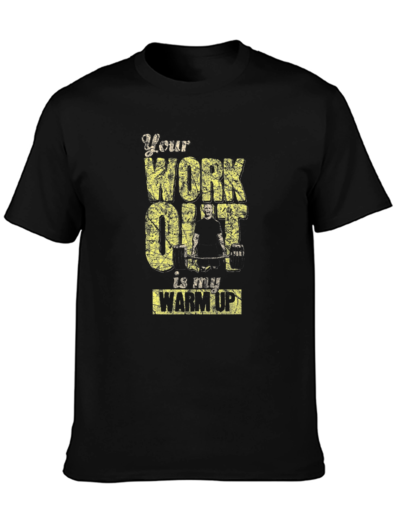 Workout Graphic Tee - Motivational Gym Shirt