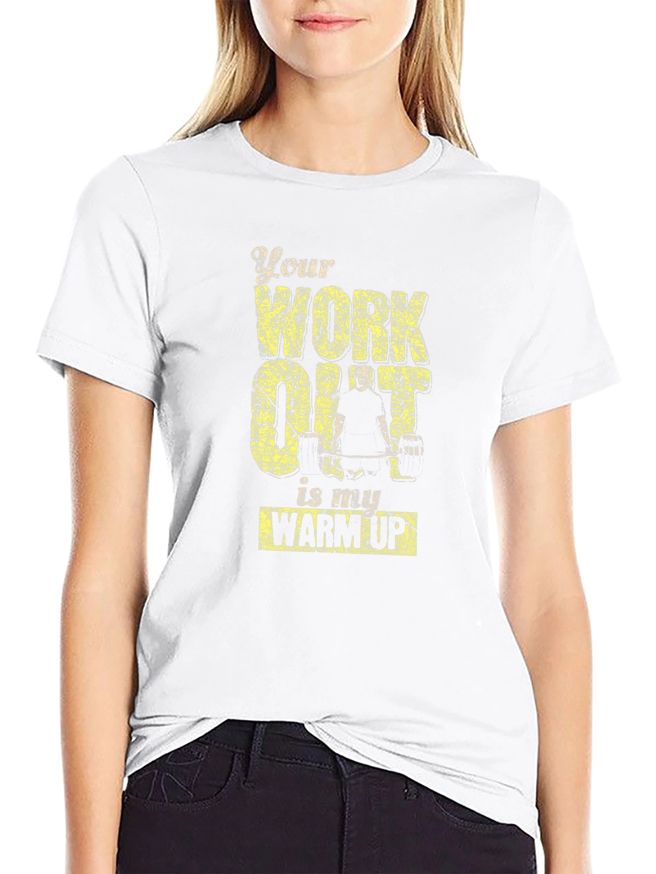 Workout Graphic Tee - Motivational Gym Shirt