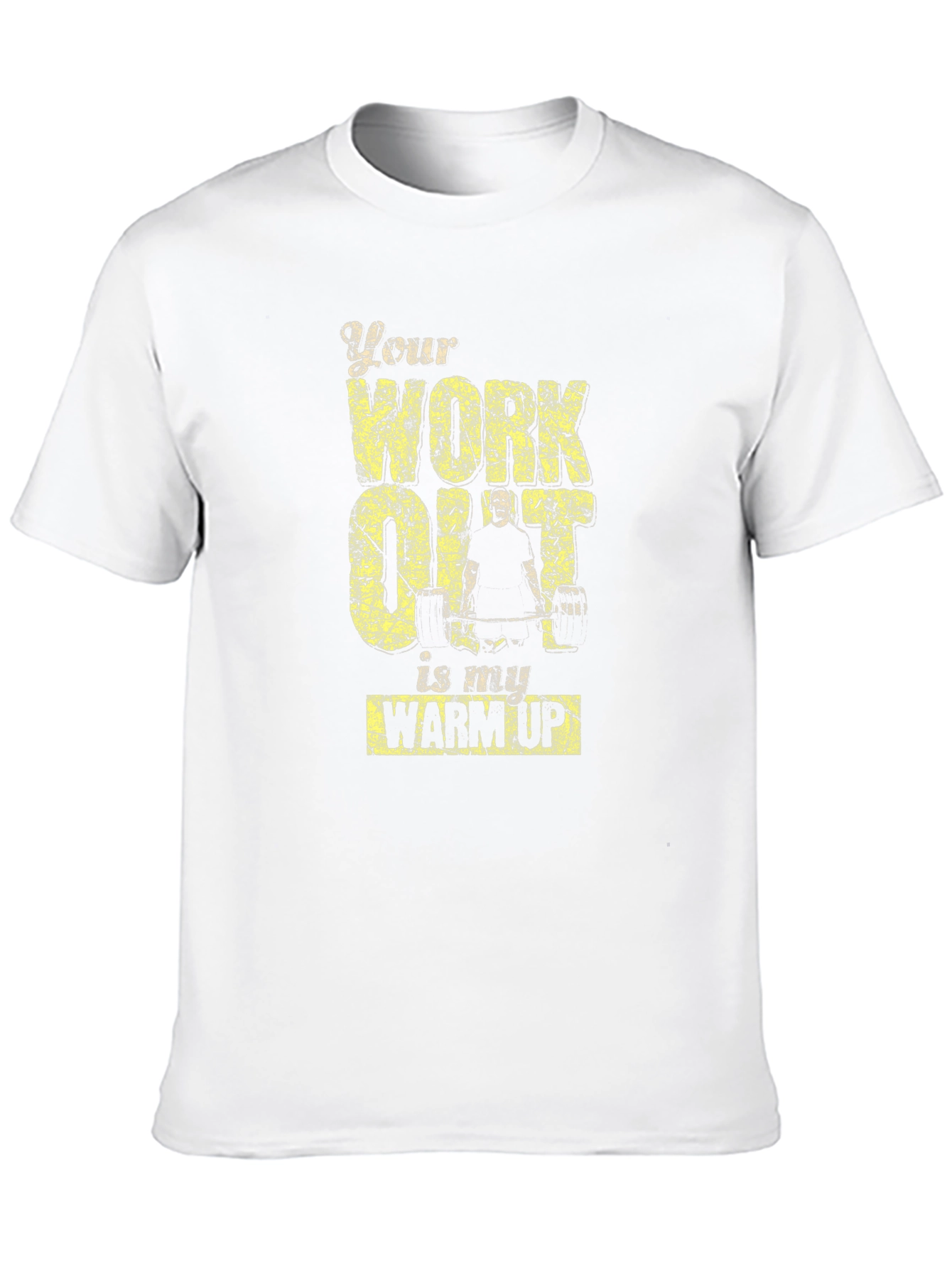 Workout Graphic Tee - Motivational Gym Shirt