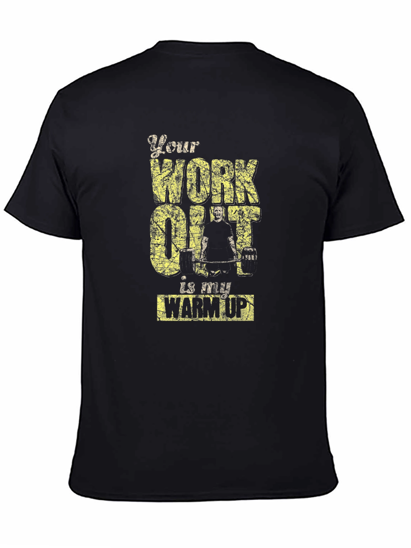Workout Graphic Tee - Motivational Gym Shirt