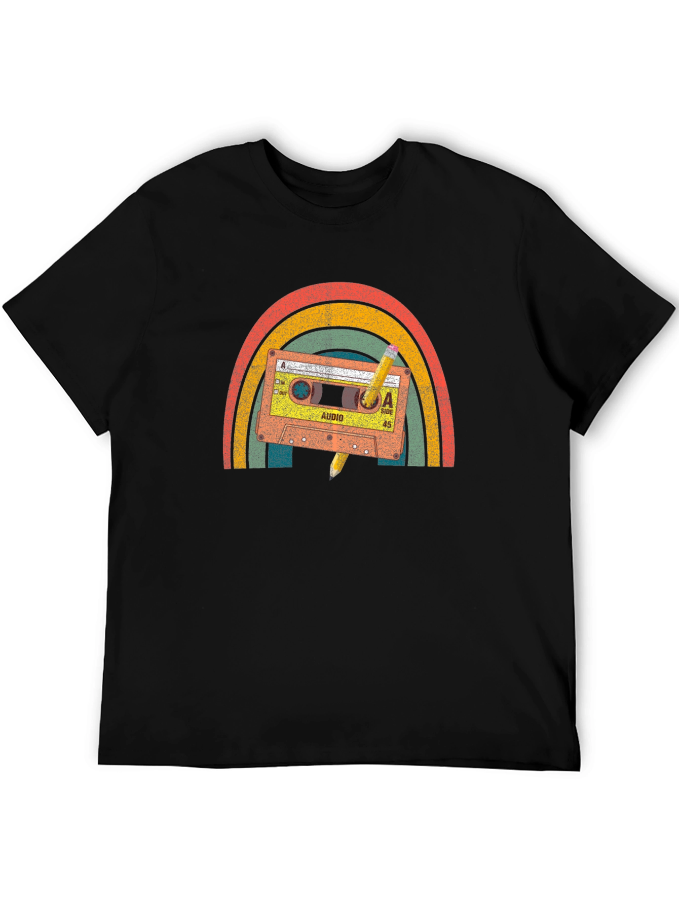 Retro Rainbow Cassette Tape T-Shirt