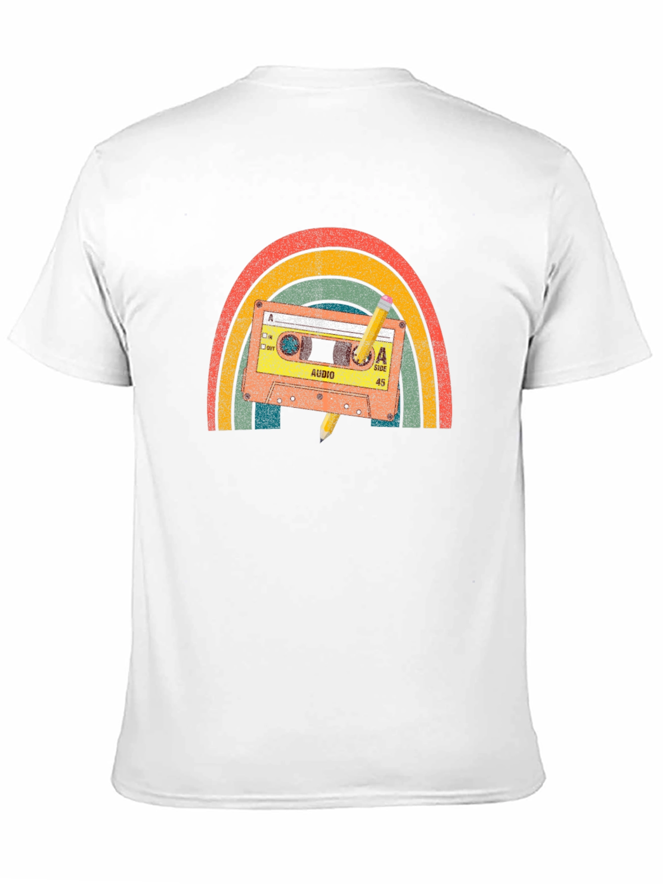 Retro Rainbow Cassette Tape T-Shirt