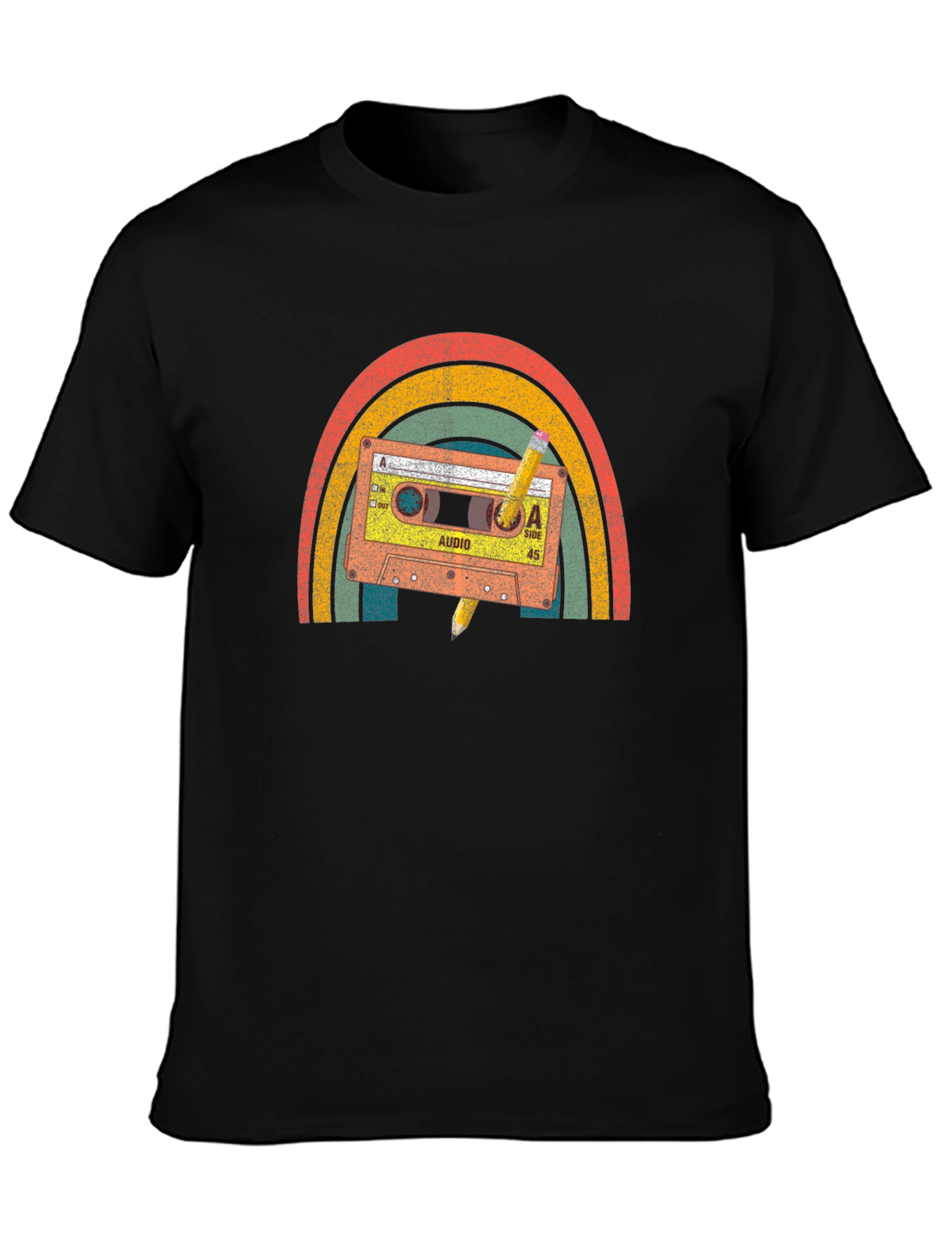 Retro Rainbow Cassette Tape T-Shirt