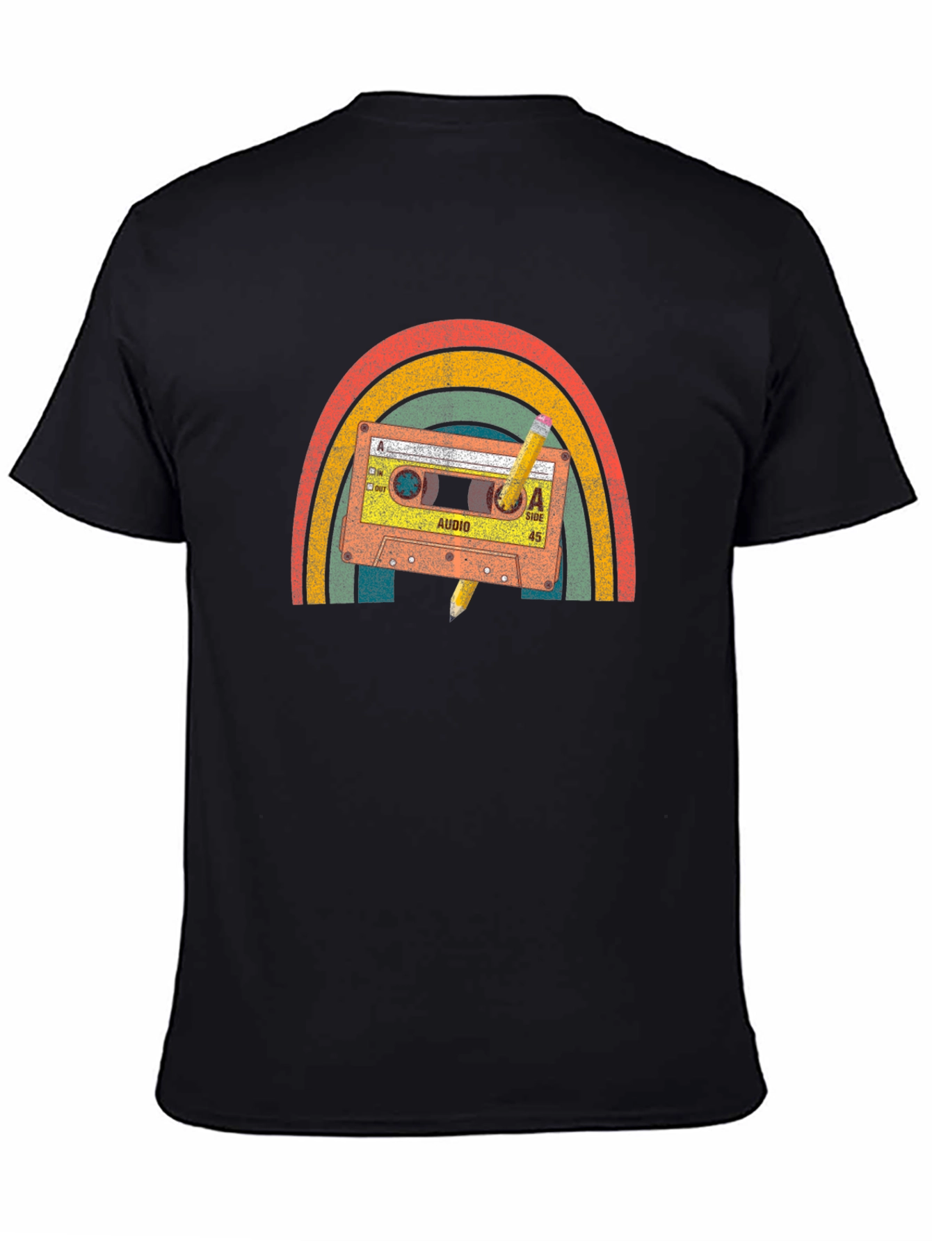 Retro Rainbow Cassette Tape T-Shirt
