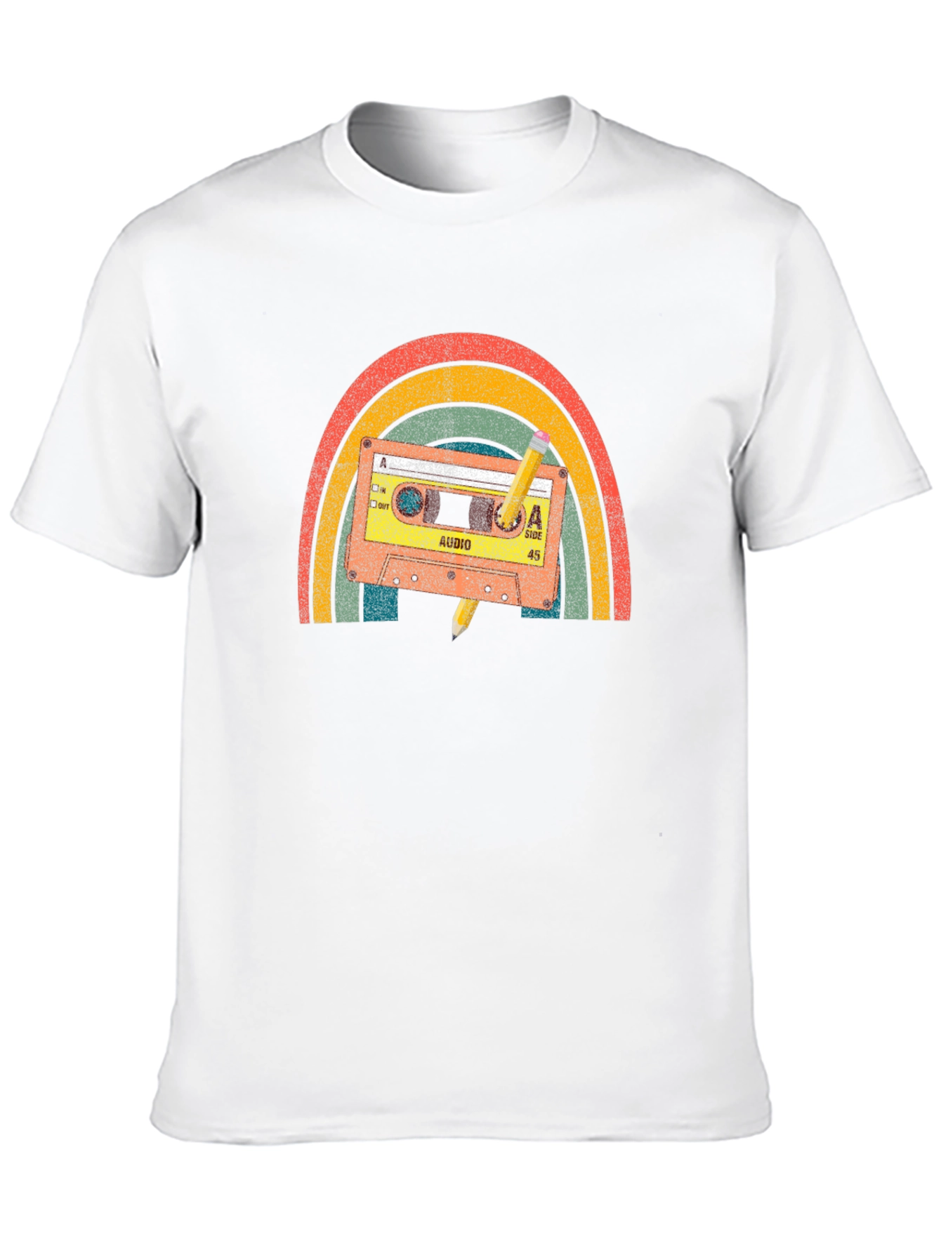 Retro Rainbow Cassette Tape T-Shirt