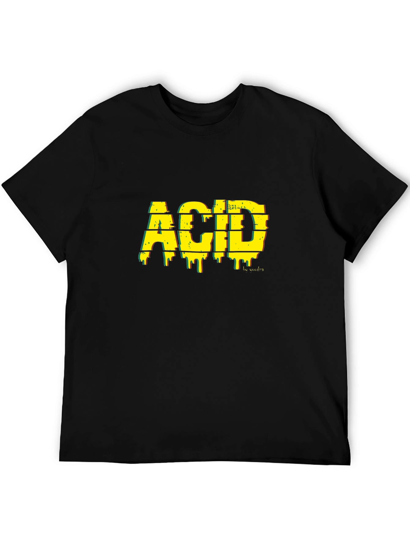 Acid Graphic Black Tee - Stylish Streetwear