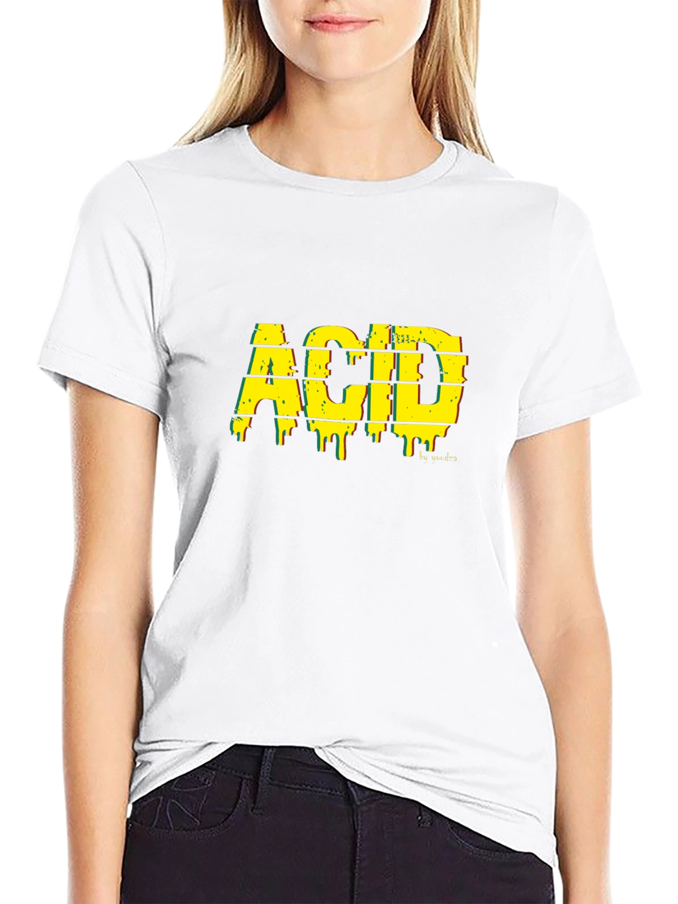 Acid Graphic Black Tee - Stylish Streetwear