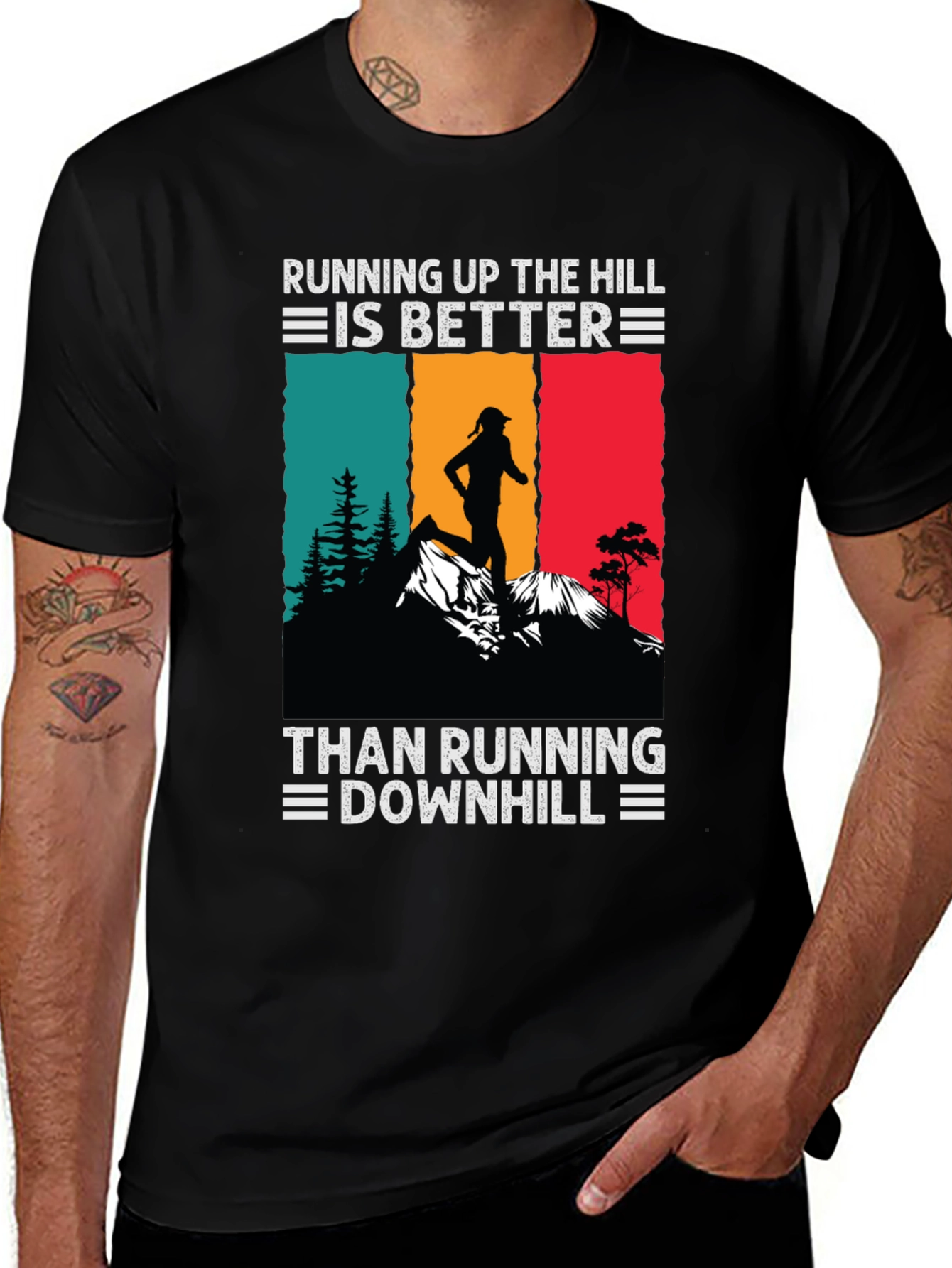 Running Up The Hill Graphic Tee