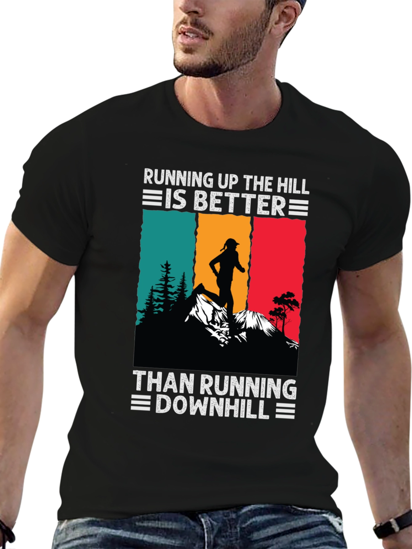 Running Up The Hill Graphic Tee