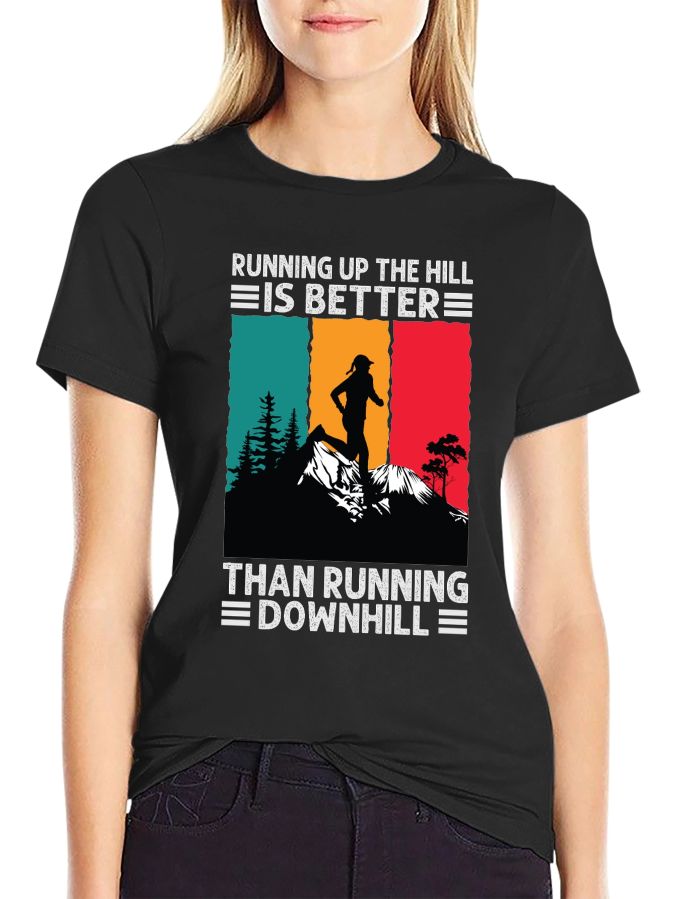 Running Up The Hill Graphic Tee
