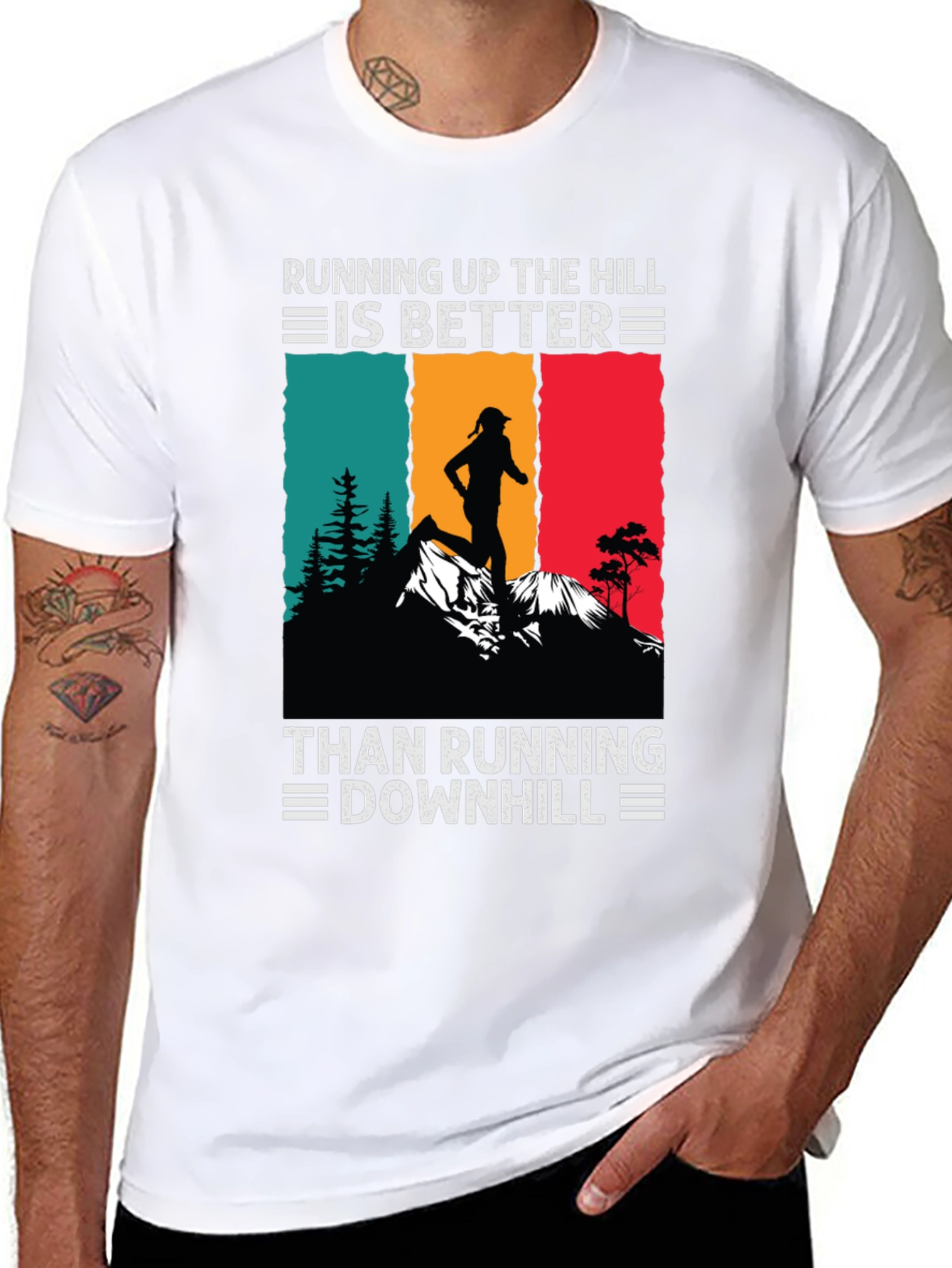 Running Up The Hill Graphic Tee