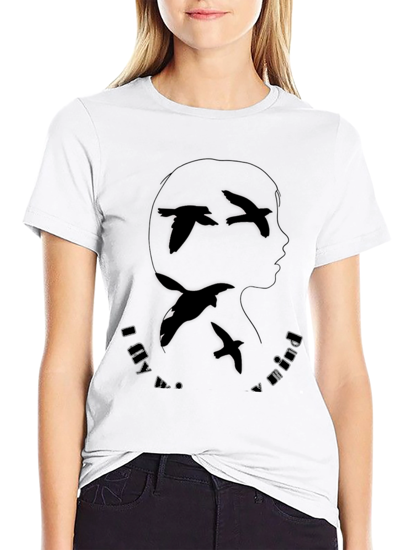 Abstract Bird Mind T-Shirt