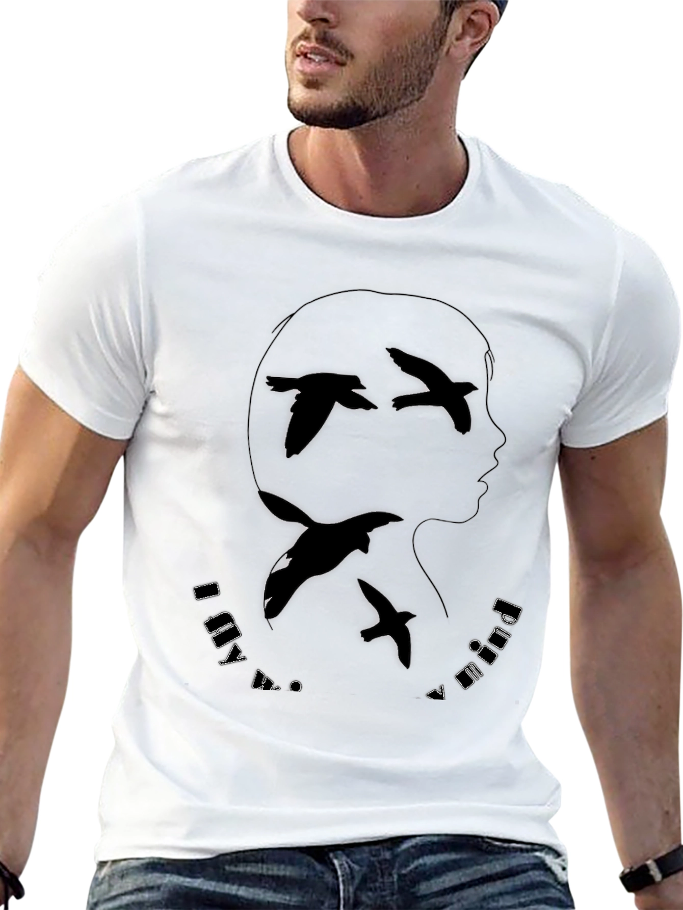 Abstract Bird Mind T-Shirt