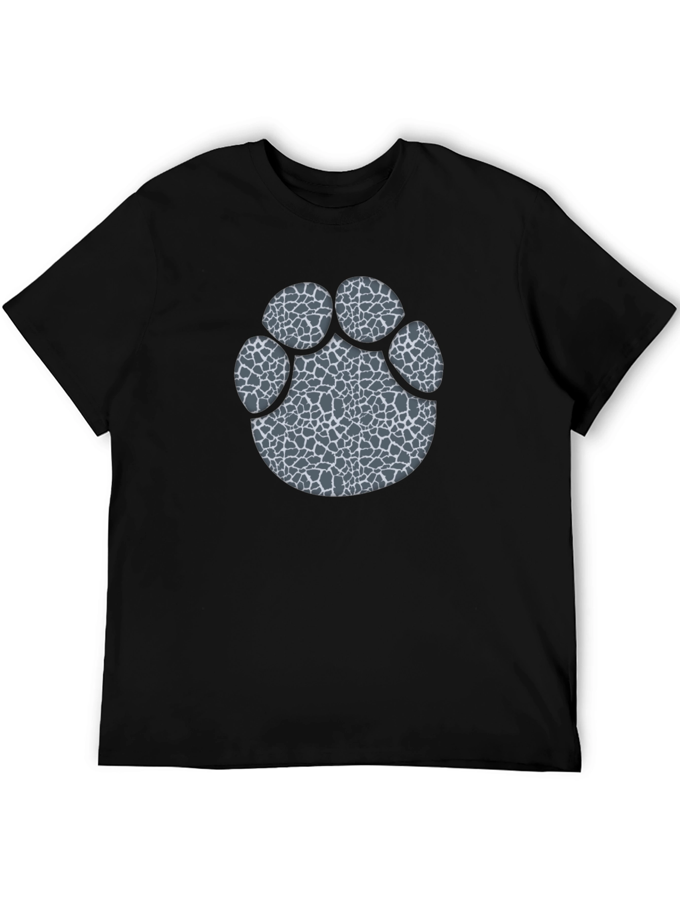 Cool Giraffe Print Paw T-Shirt