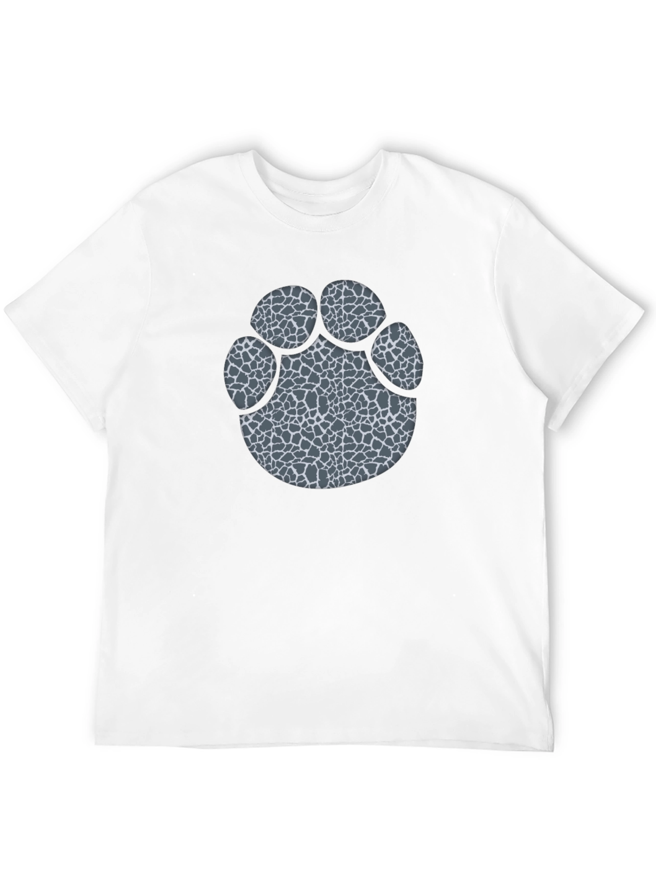 Cool Giraffe Print Paw T-Shirt