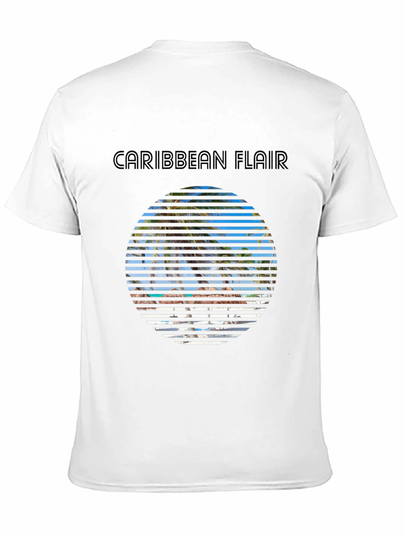Caribbean Flair Graphic T-Shirt - Vacation Style