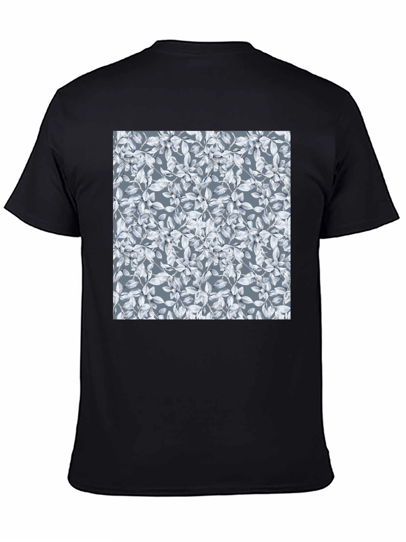 Leaf Pattern T-Shirt - Stylish Casual Wear