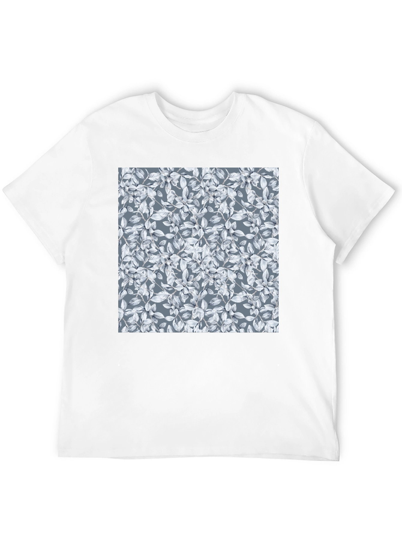 Leaf Pattern T-Shirt - Stylish Casual Wear
