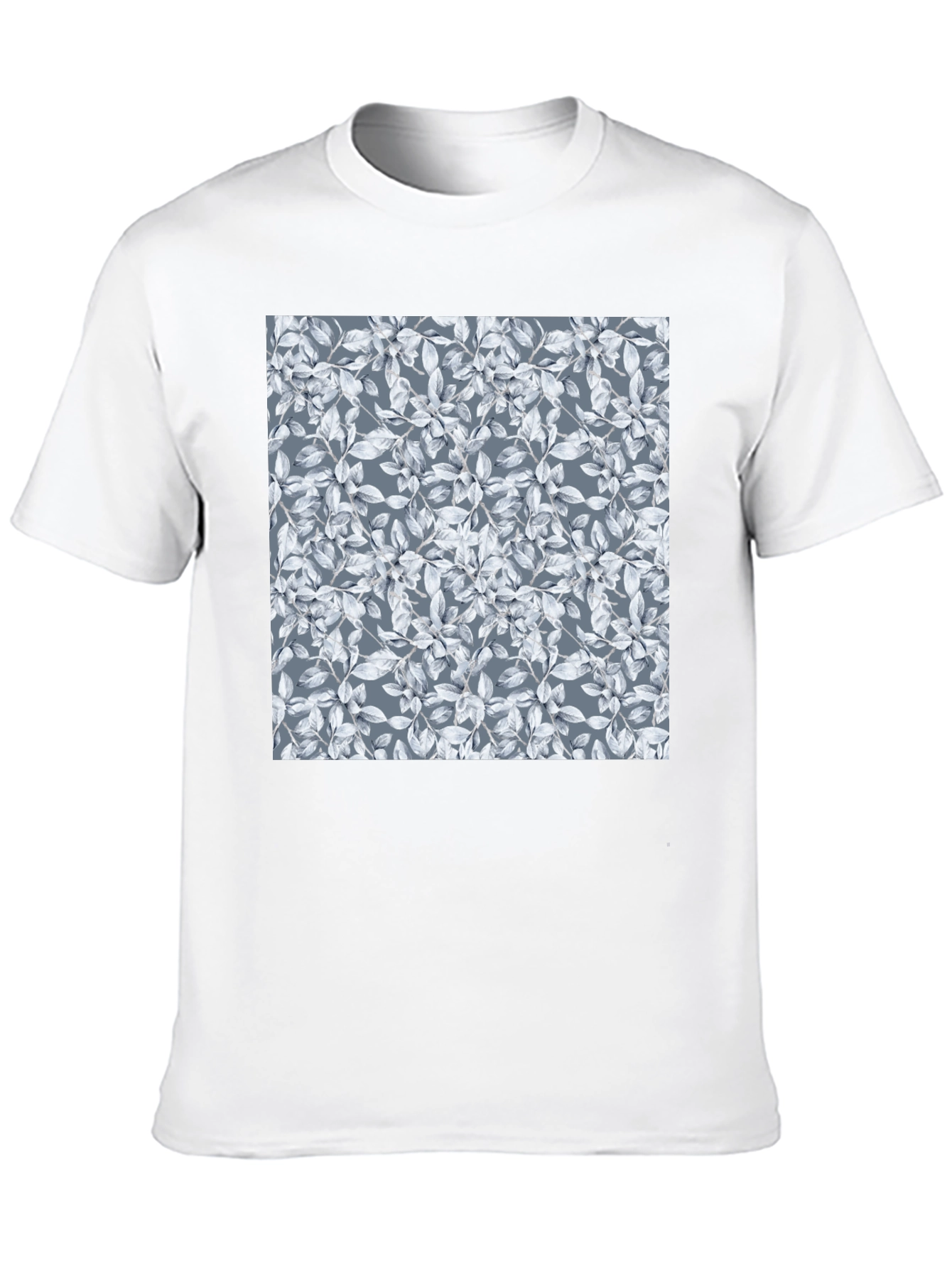 Leaf Pattern T-Shirt - Stylish Casual Wear