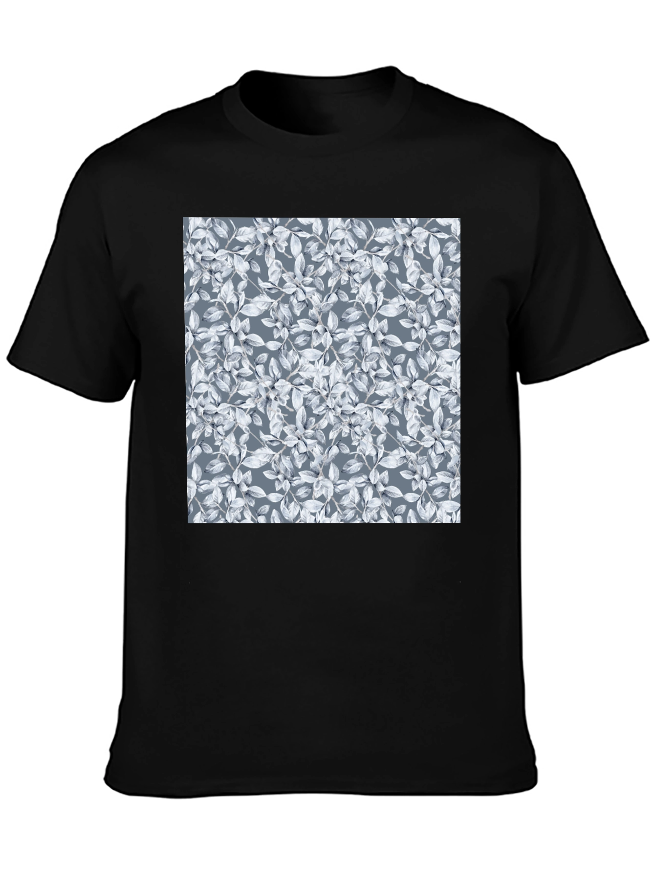Leaf Pattern T-Shirt - Stylish Casual Wear