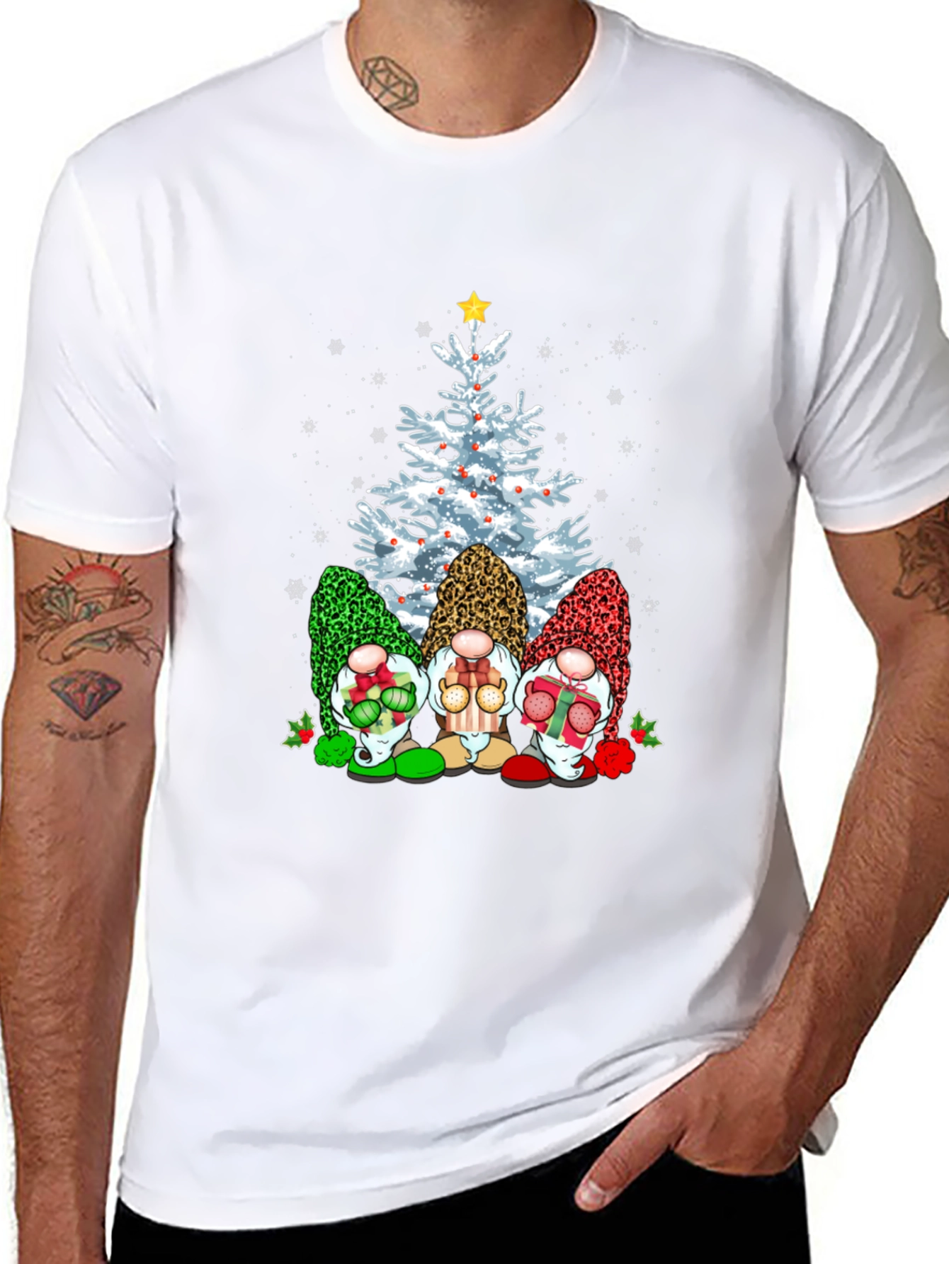 Gnome Christmas T-Shirt - Holiday Festive Tee