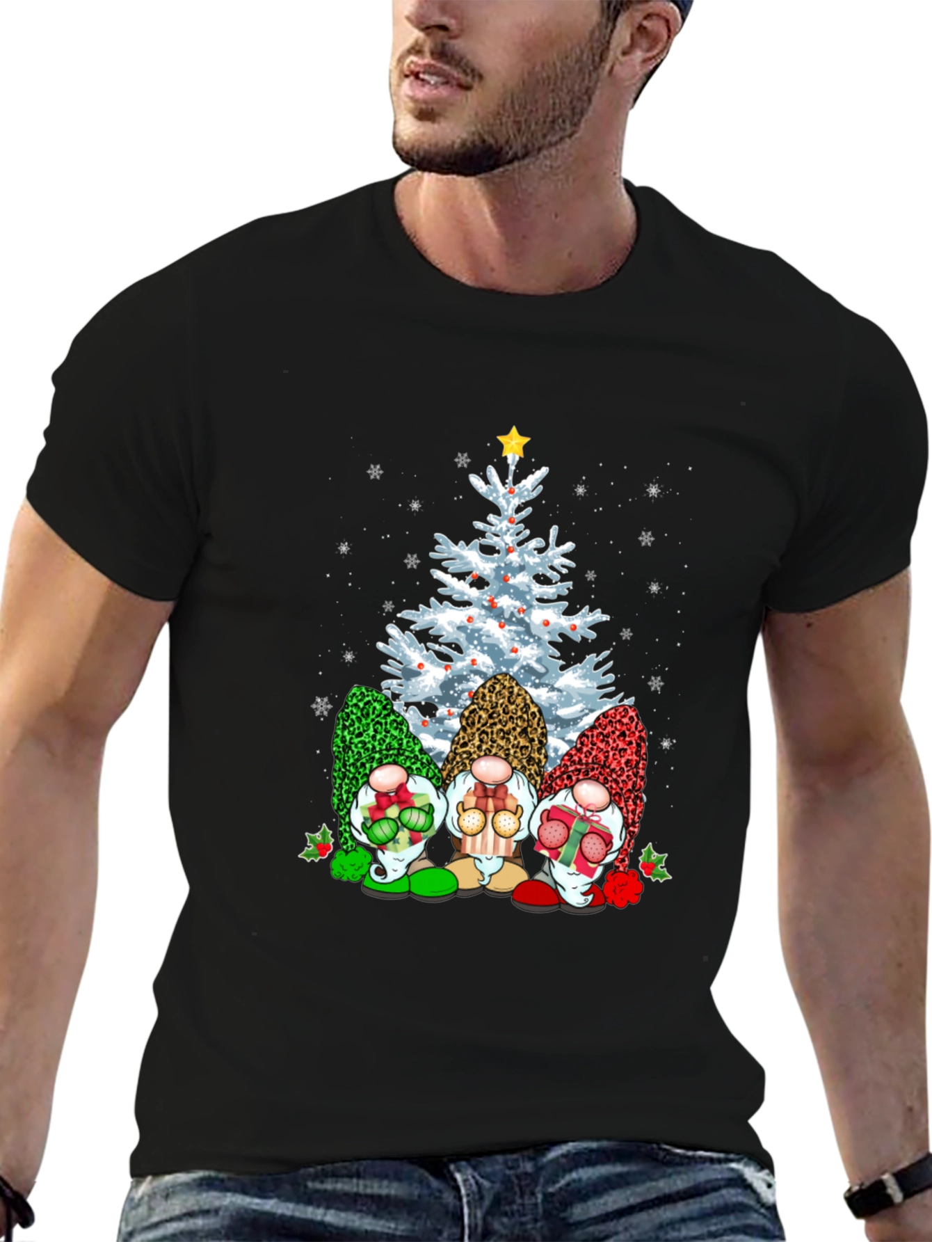 Gnome Christmas T-Shirt - Holiday Festive Tee