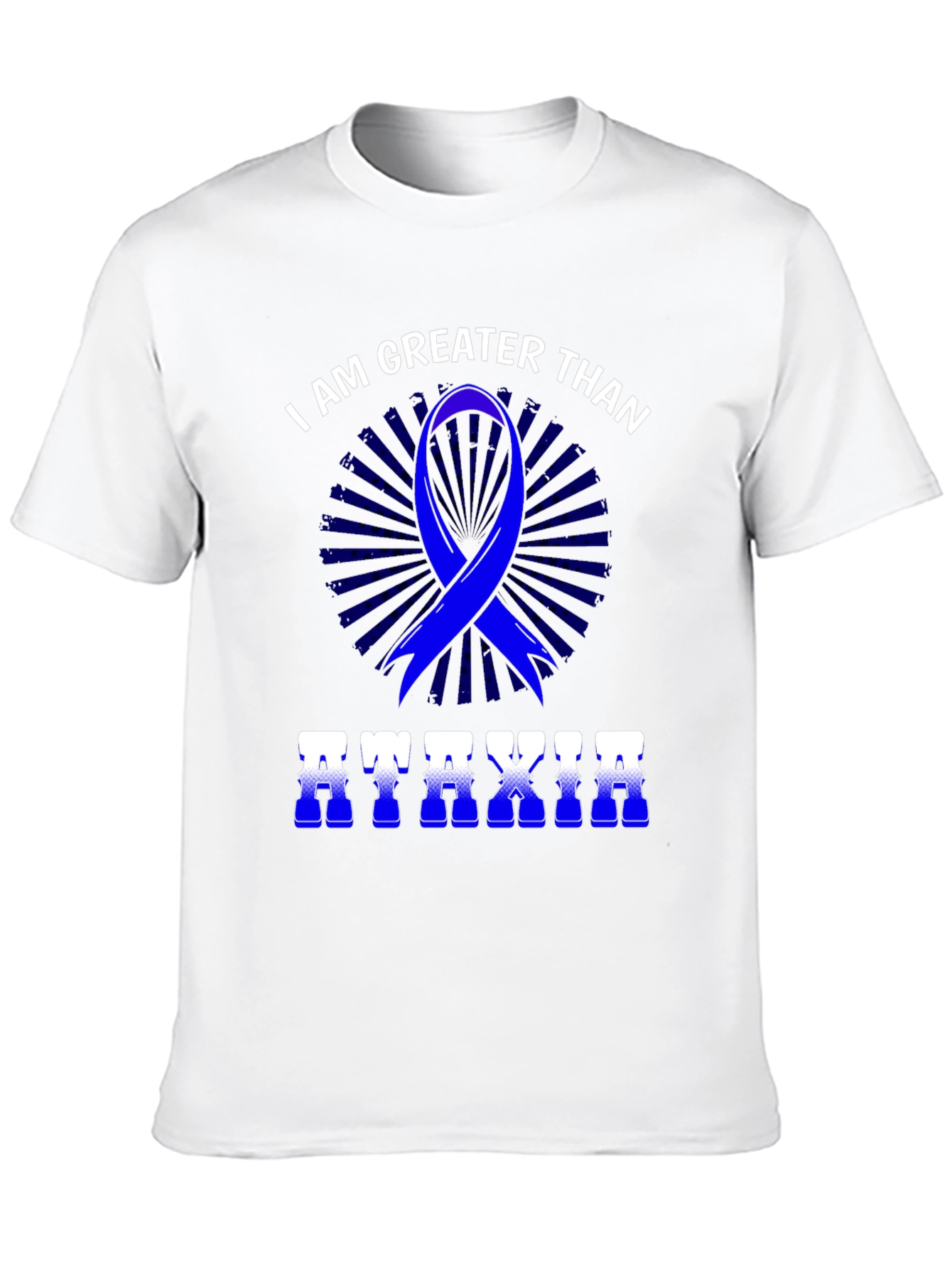Ataxia Awareness T-Shirt - I Am Greater Than