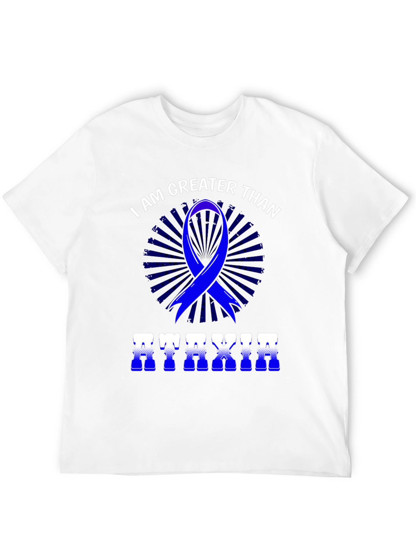 Ataxia Awareness T-Shirt - I Am Greater Than