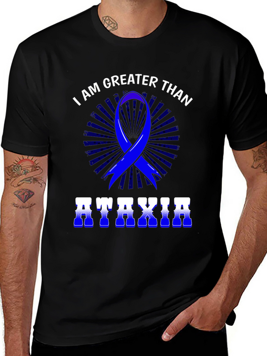 Ataxia Awareness T-Shirt - I Am Greater Than