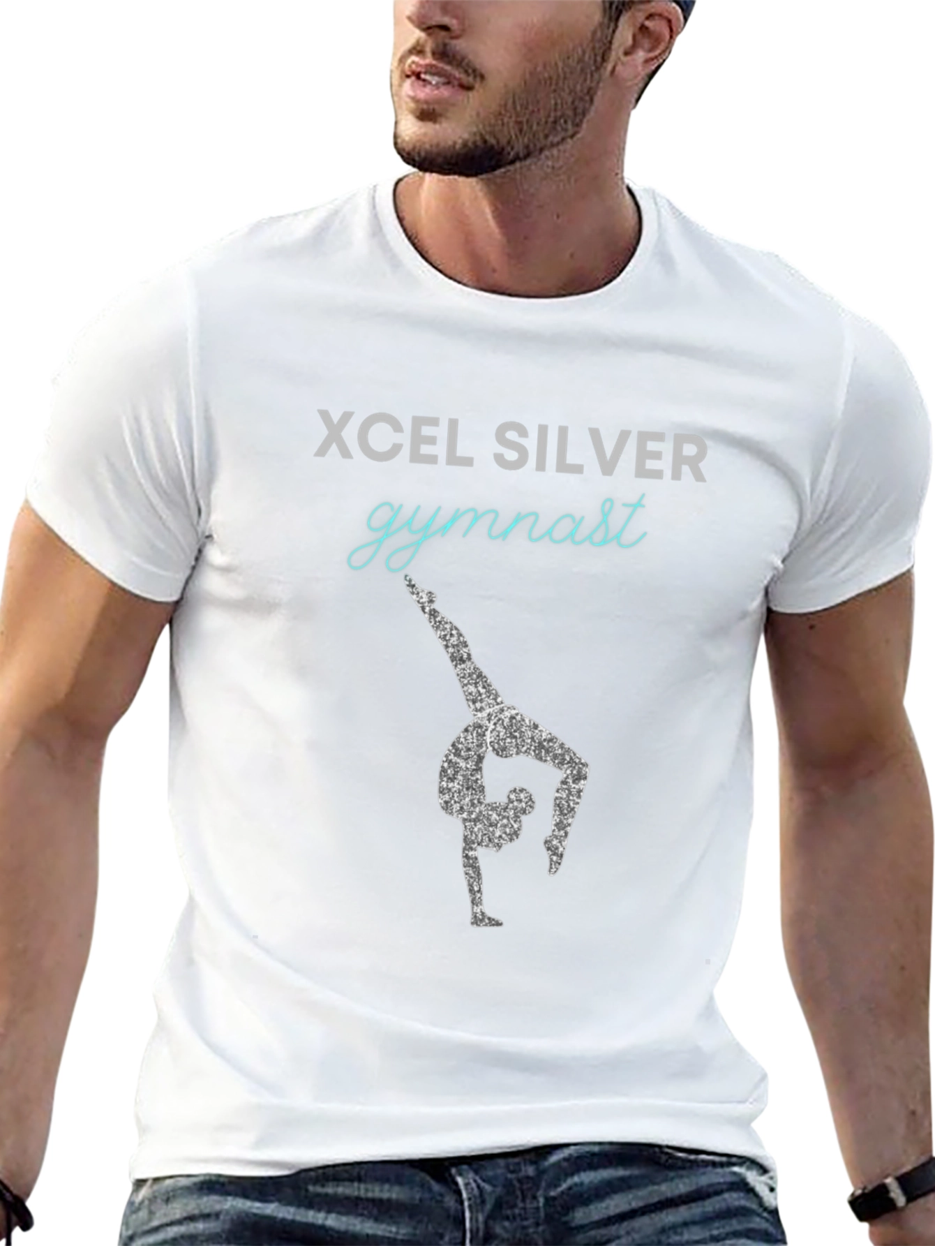 Xcel Silver Gymnast Graphic T-Shirt