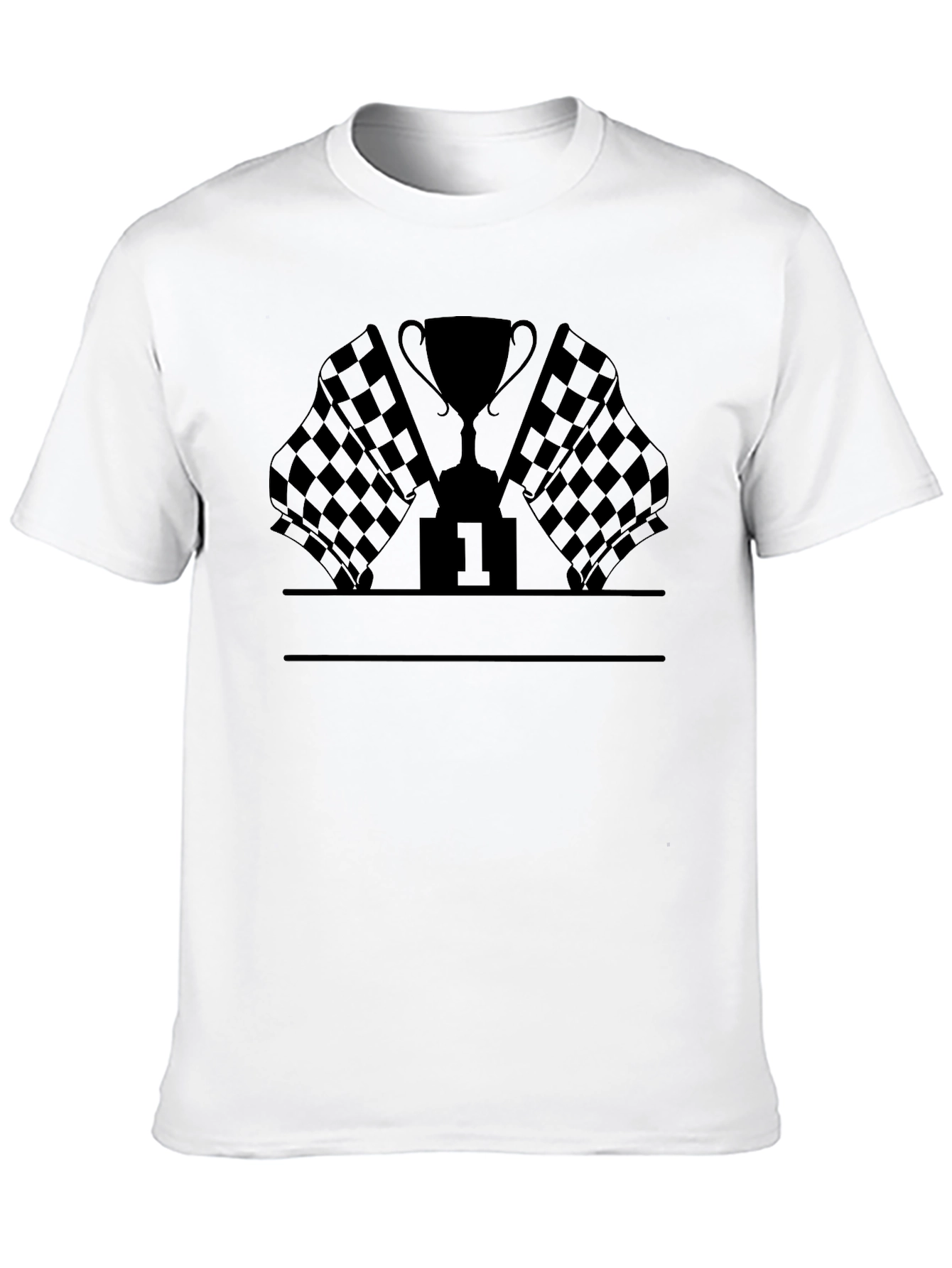 Racing Trophy T-Shirt - Black Motorsport Tee