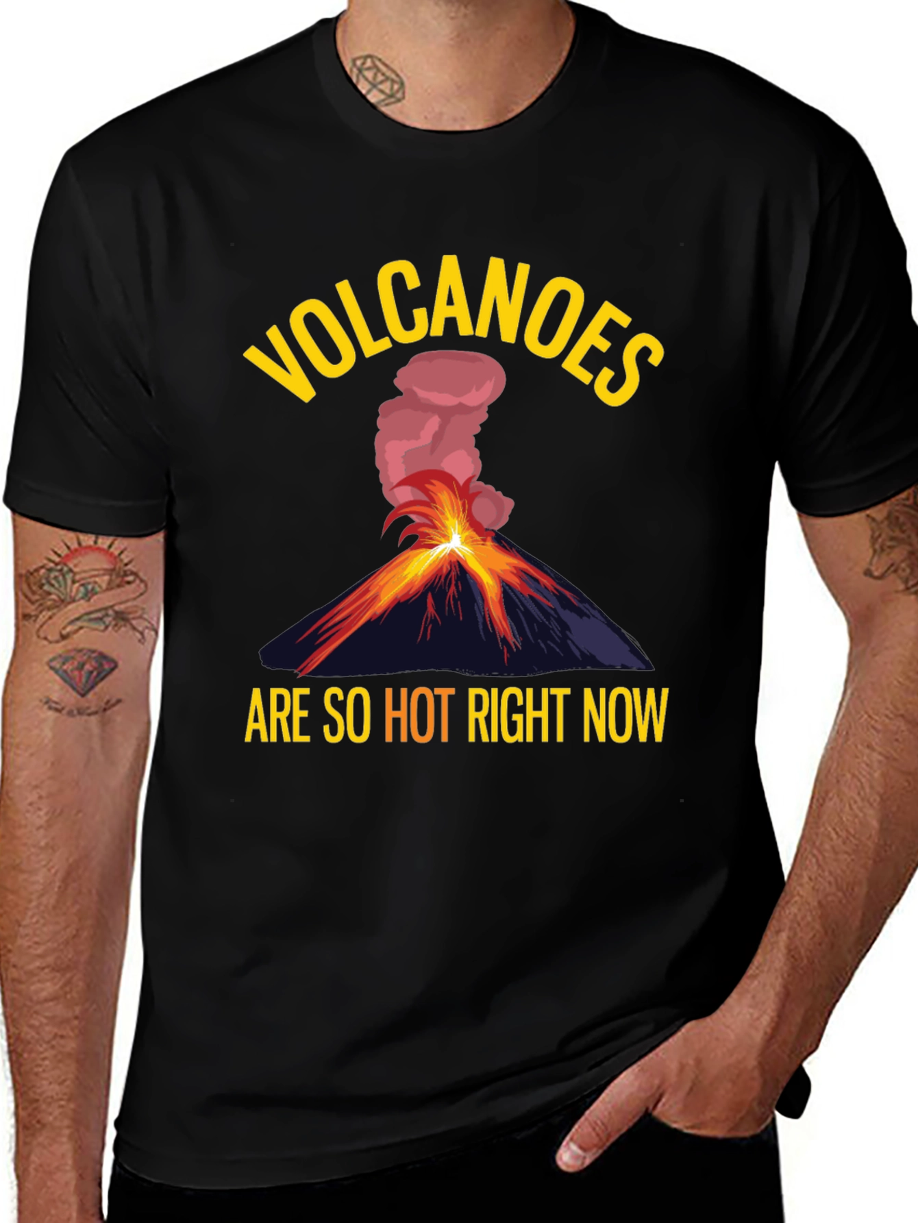 Volcanoes Are So Hot Right Now Graphic Tee