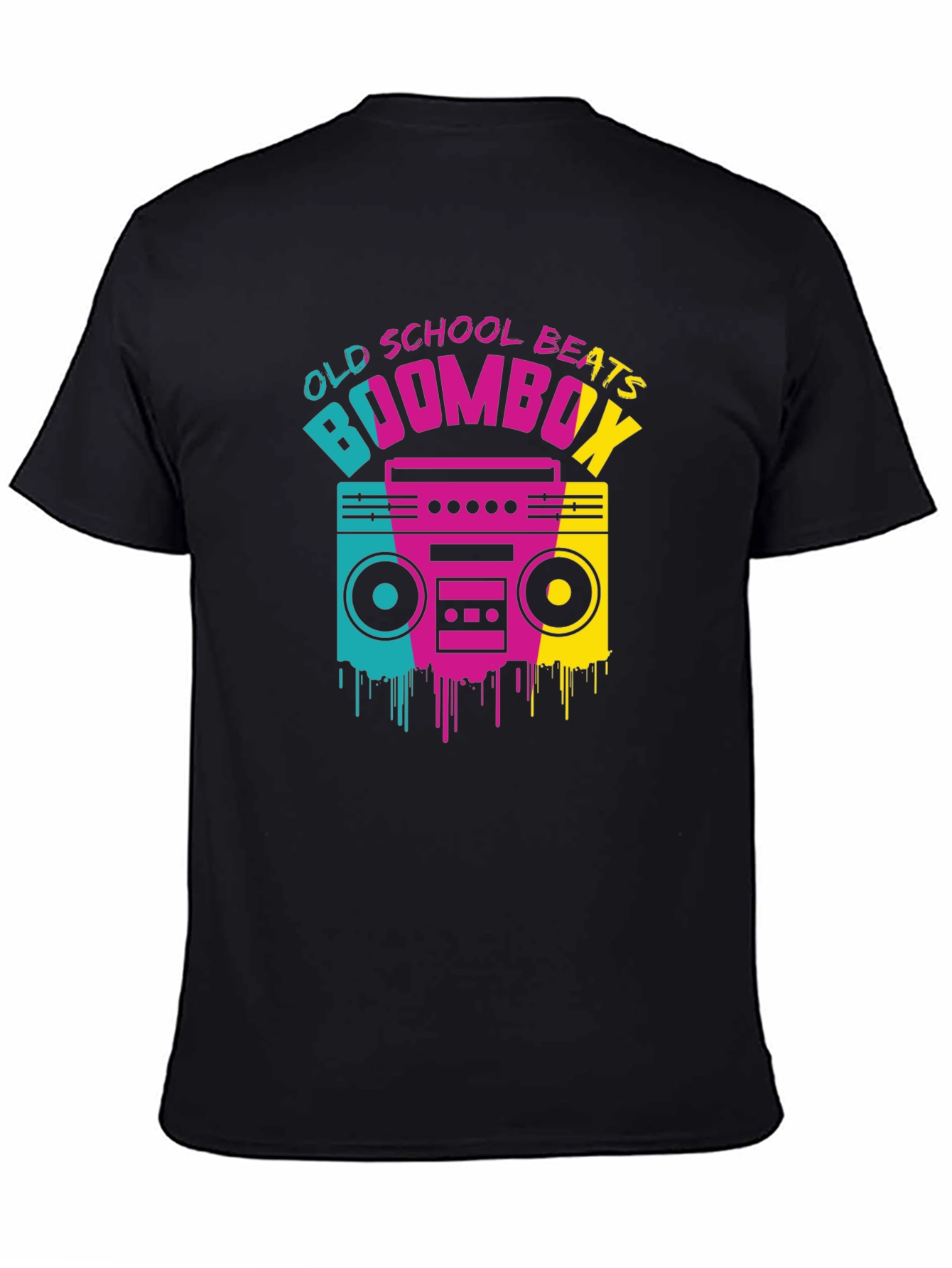 Old School Beats Boombox Graphic Tee