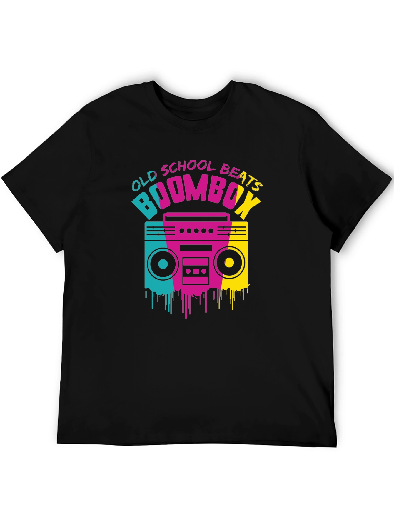 Old School Beats Boombox Graphic Tee