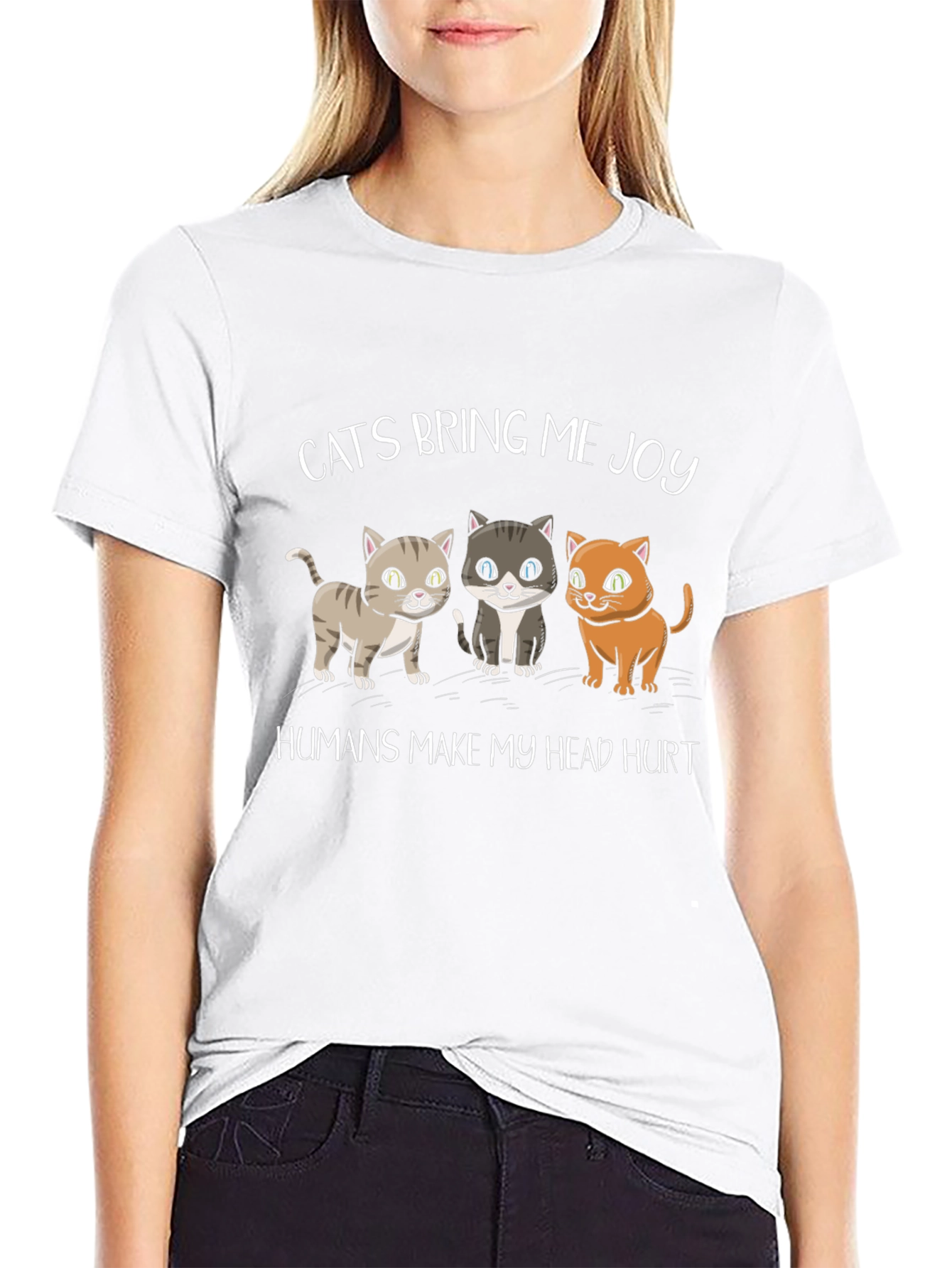 Cats Bring Me Joy Graphic T-Shirt