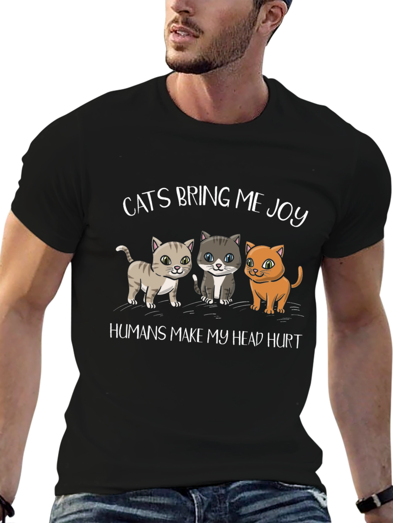 Cats Bring Me Joy Graphic T-Shirt