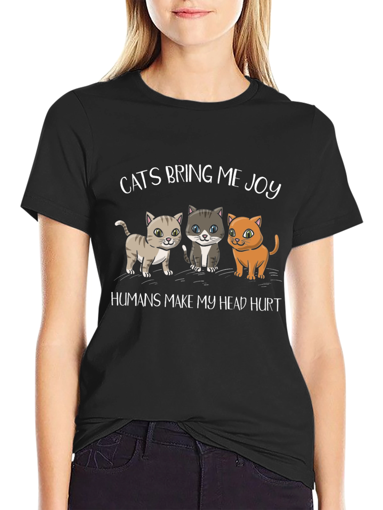 Cats Bring Me Joy Graphic T-Shirt