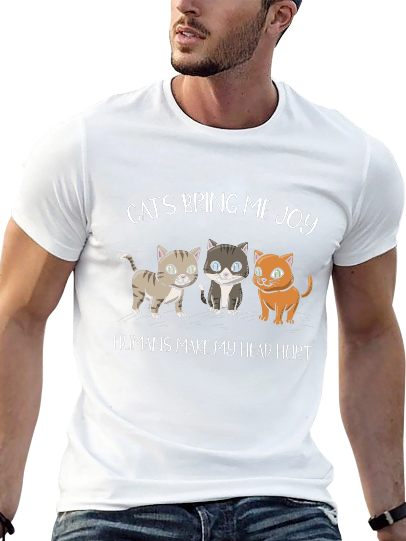 Cats Bring Me Joy Graphic T-Shirt