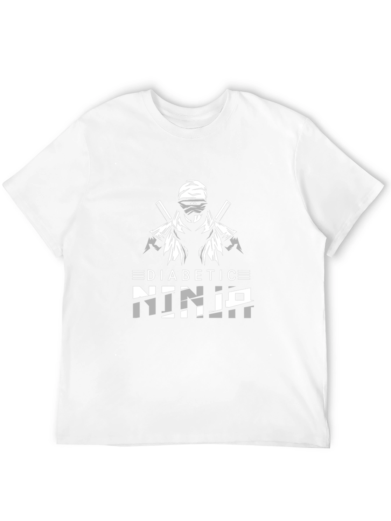 Diabetic Ninja Graphic Tee - Black T-Shirt
