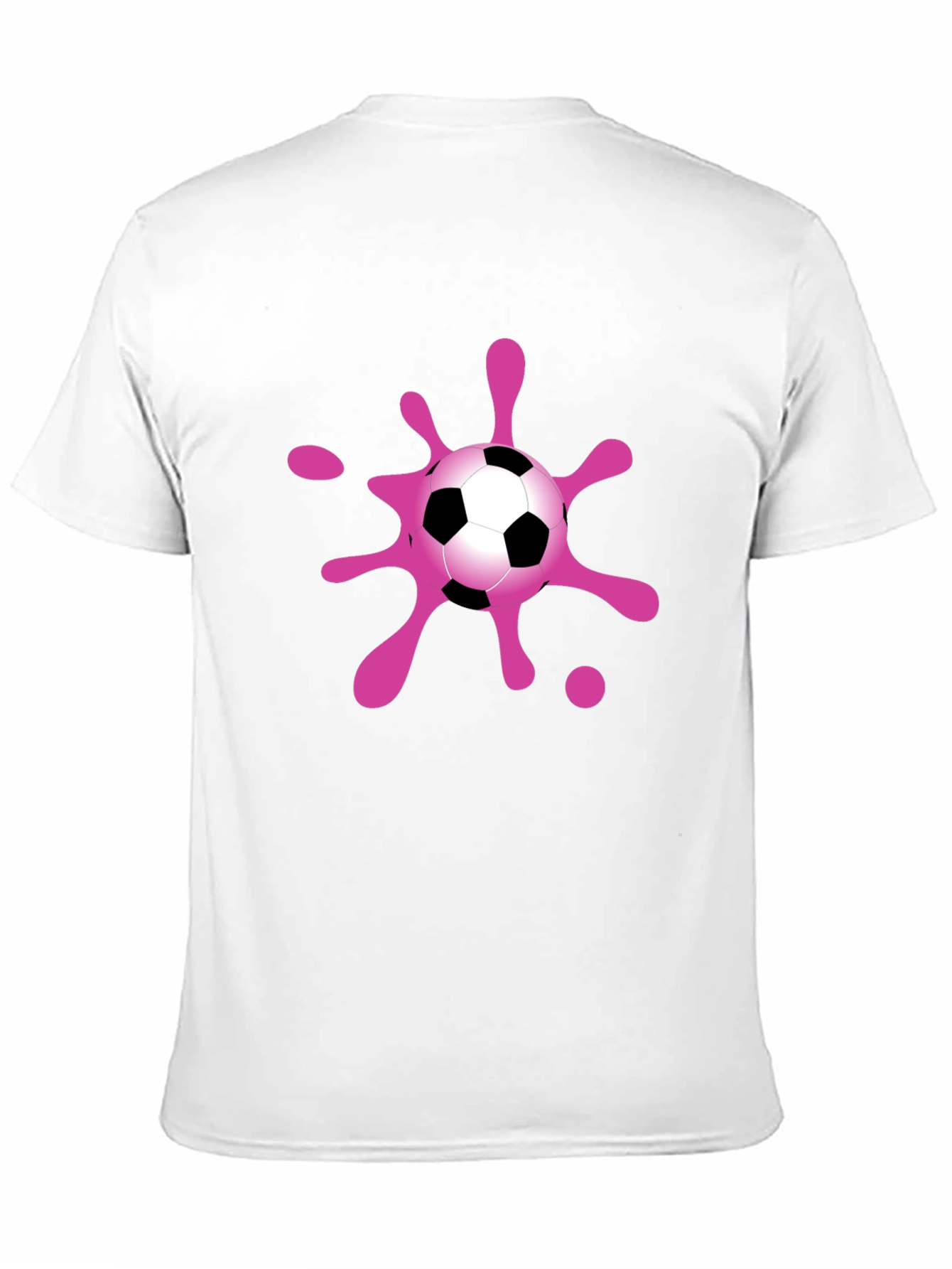 Soccer Splash T-Shirt - Black Cotton Blend