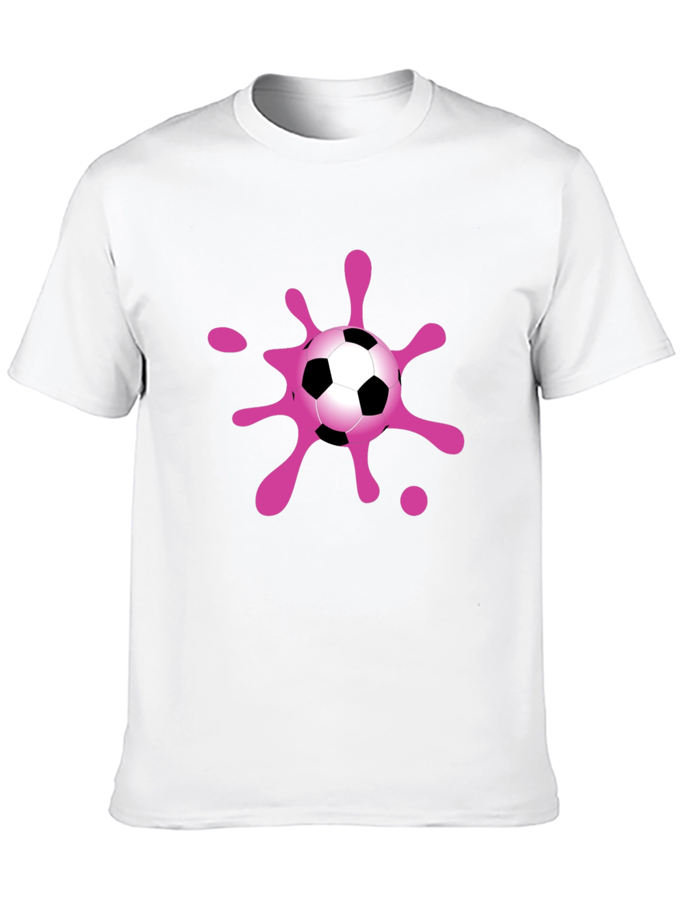 Soccer Splash T-Shirt - Black Cotton Blend