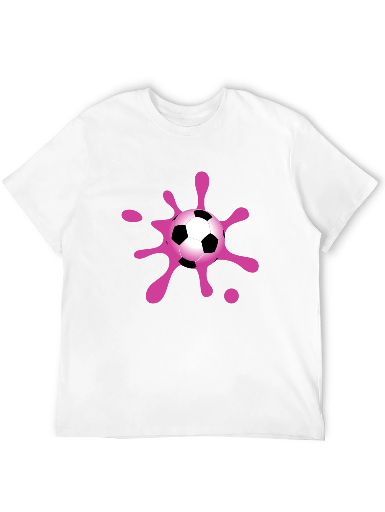 Soccer Splash T-Shirt - Black Cotton Blend