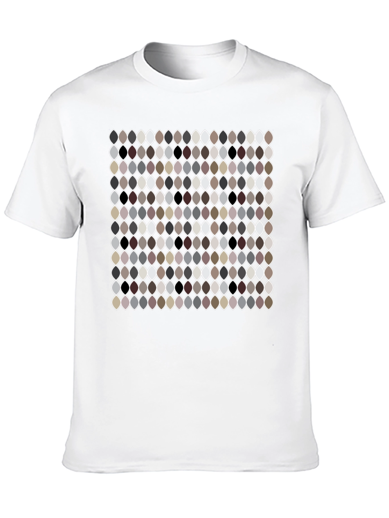 Patterned Black T-Shirt