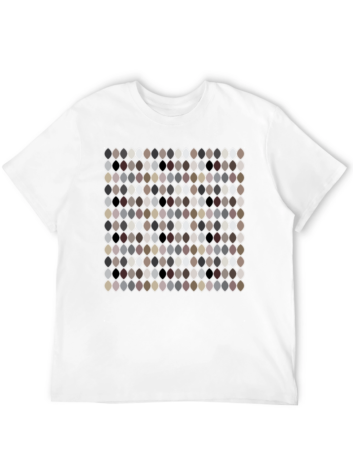 Patterned Black T-Shirt