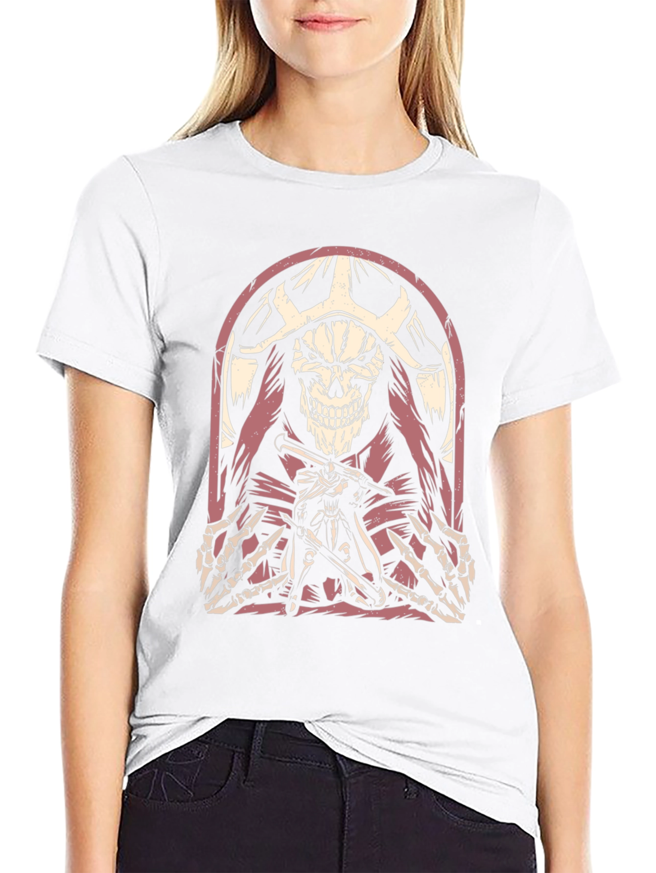 Grim Reaper Graphic Tee - Black