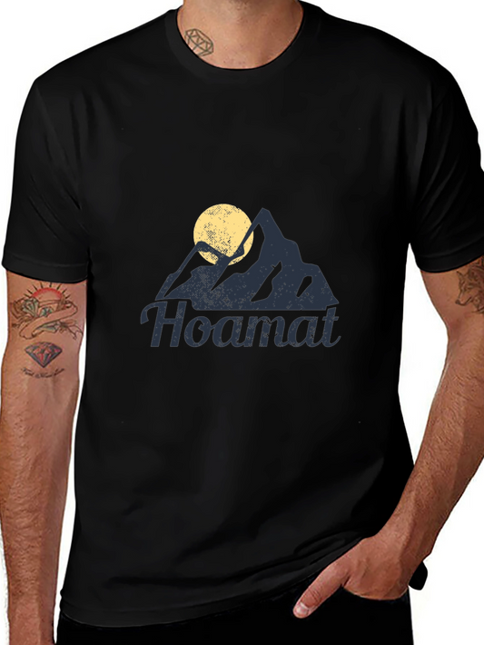 Hoamat Mountain Graphic T-Shirt - Classic Black Tee