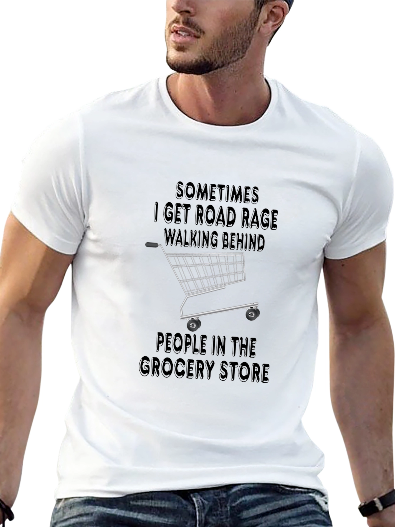 Road Rage Grocery Store Tee