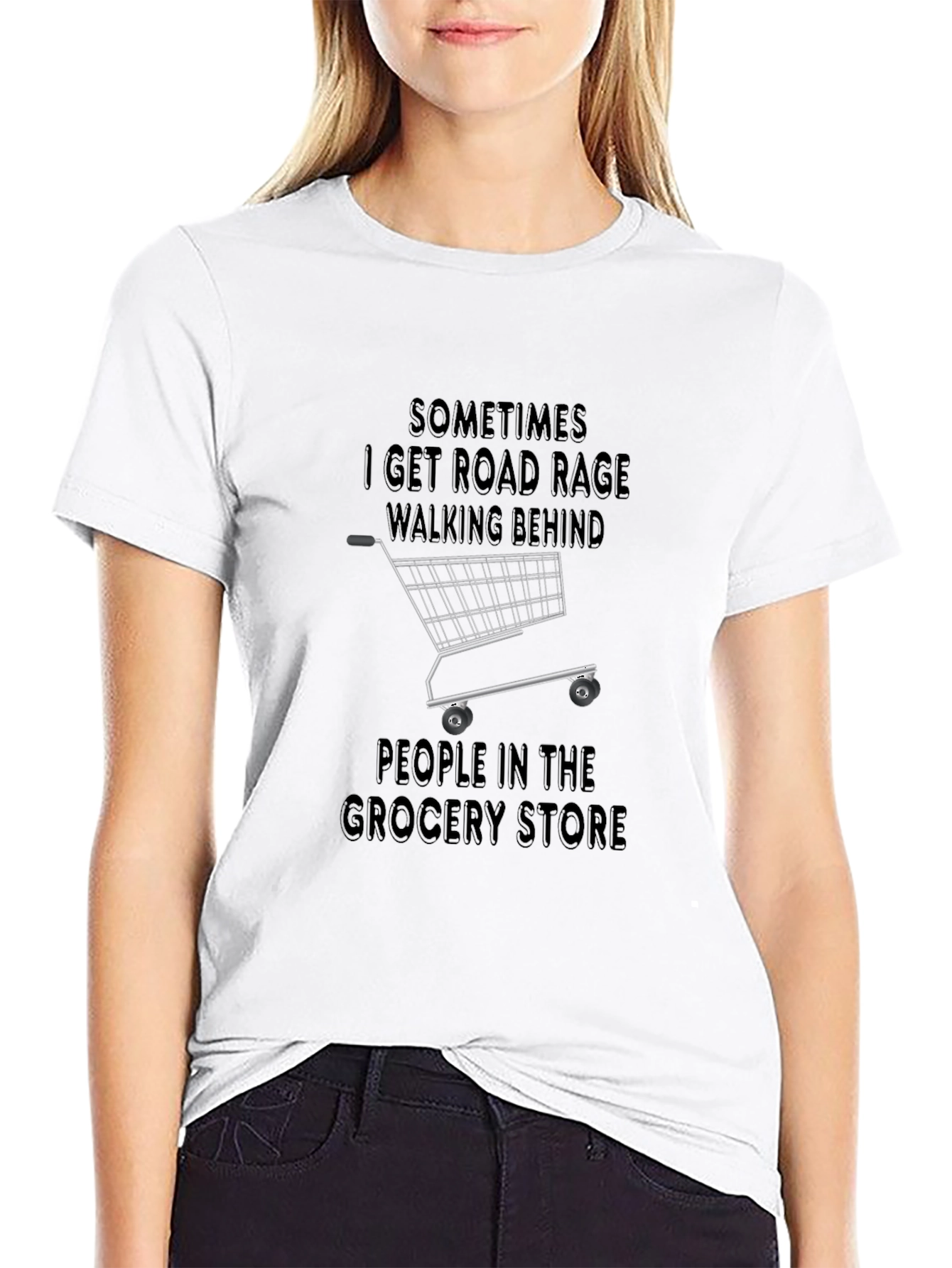 Road Rage Grocery Store Tee