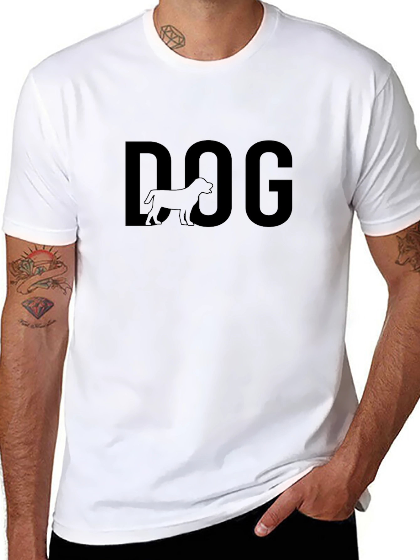 Dog Graphic T-Shirt - Classic Style