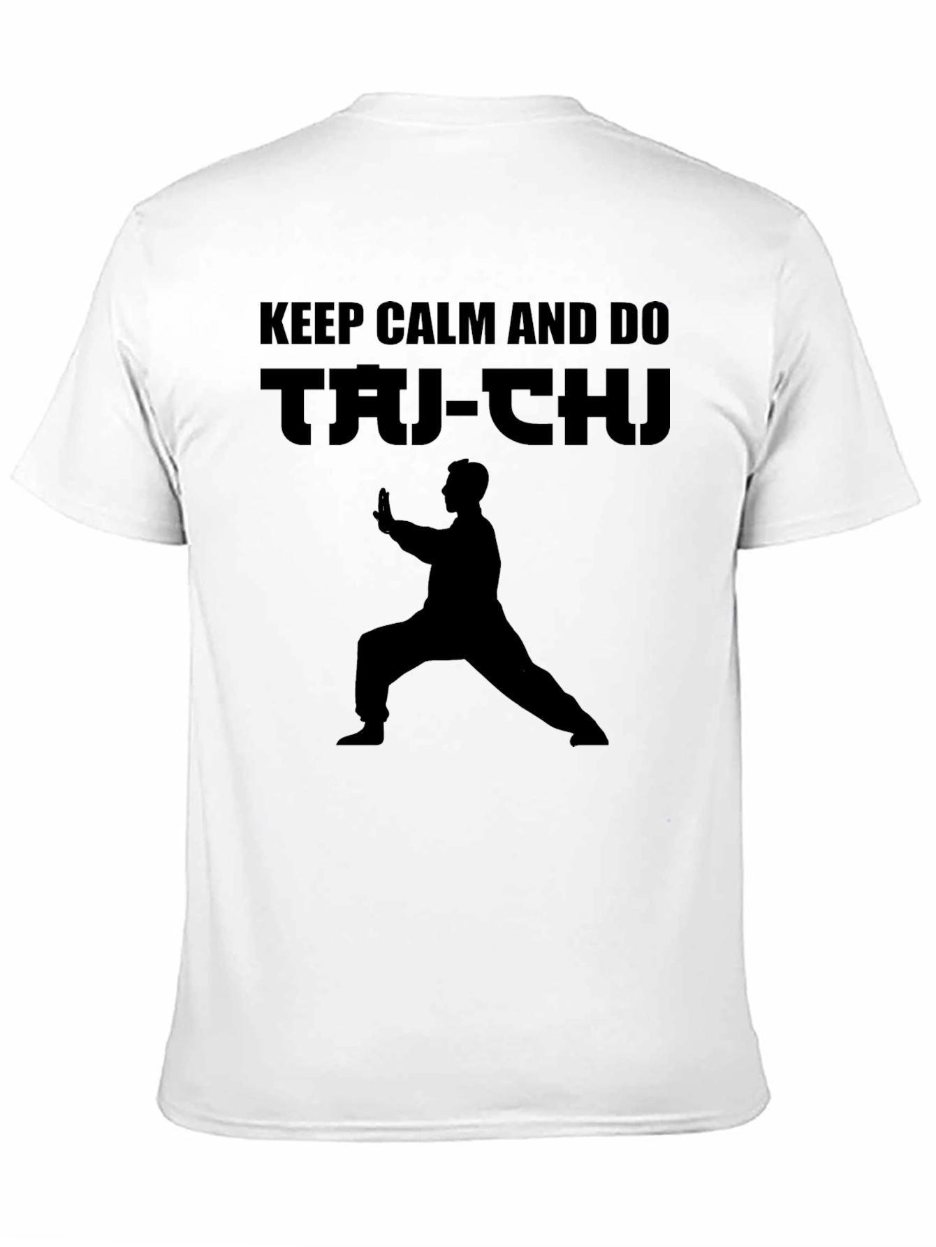 Keep Calm and Do Tai-Chi Black T-Shirt